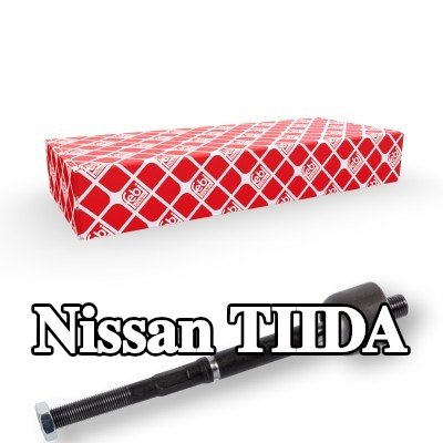 FEBI BILSTEIN قضيب الربط الداخلي المحور الأمامي الأيسر, المحور الأمامي الأيمن, المحور الأمامي كلا الجانبين, 222mm, مع صامولة مضادة — 2011 Nissan Tiida