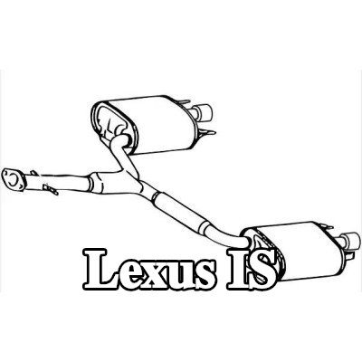 VEGAZ كاتم الصوت الخلفي — Lexus Is