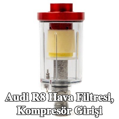AMiO Hava Filtresi, kompresör girişi — Audi R8