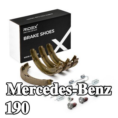 RIDEX مجموعة أحذية الفرامل للمحور الخلفي — Mercedes-Benz 190
