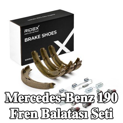 RIDEX Arka aks fren pabucu seti — Mercedes-Benz 190