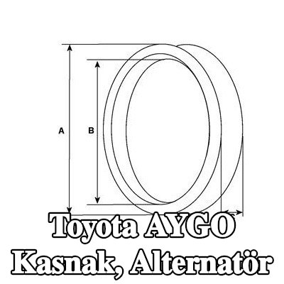 HC-Cargo Kasnak, alternatör — 2005 Toyota Aygo