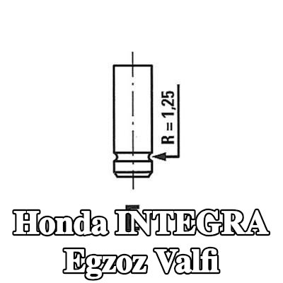 FRECCIA Egzoz valfi Nitrürlenmiş valf gövdesi — Honda Integra