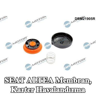 DR.MOTOR AUTOMOTIVE Membran, karter havalandırma — SEAT Altea