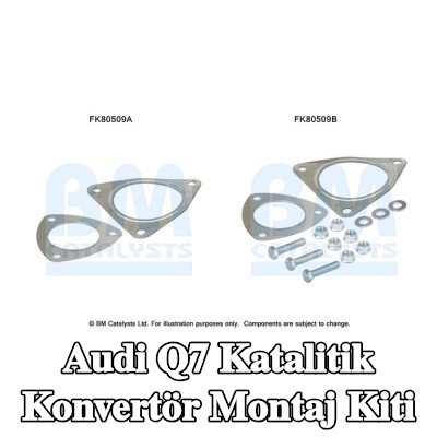 BM CATALYSTS Katalitik konvertör montaj kiti — Audi Q7