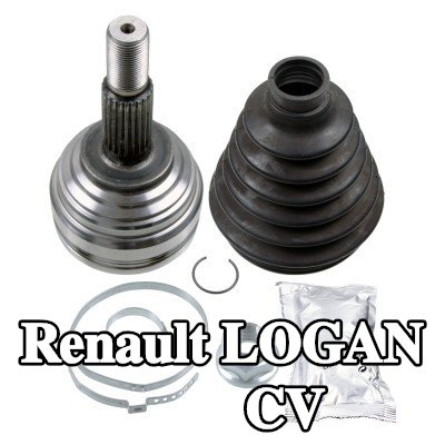 FEBI BILSTEIN طقم مفصل CV مع صمولة, مع شحم — Renault Logan