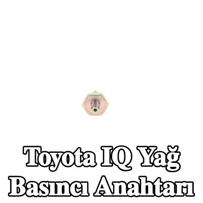 BOSCH Yağ basıncı anahtarı — Toyota Iq