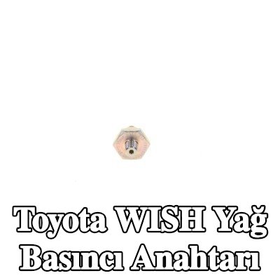 BOSCH Yağ basıncı anahtarı — Toyota Wish