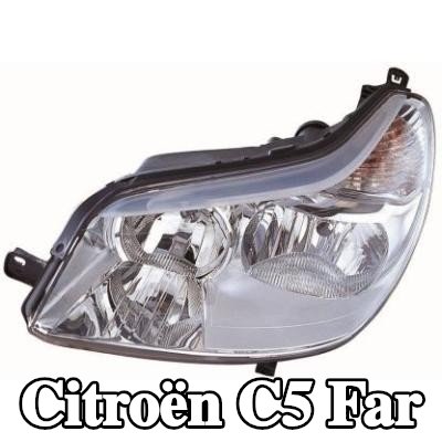 ABAKUS Far Sol, H1, H7, H7/H1, PY21W, W5W, Lens Rengi (yön göstergesi): Kristal berraklığında, ampul içermez — 2005 Citroën C5