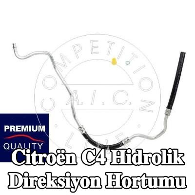 AIC Direksiyon dişlisinden sıvı haznesine giden hidrolik direksiyon hortumu — 2004 Citroën C4