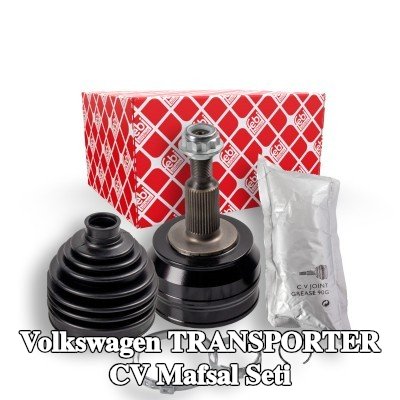 FEBI BILSTEIN Ön aks sol CV mafsal kiti, Ön Aks Sağ, Tekerlek Tarafı, somunlu, gres ile — 2012 Volkswagen Transporter