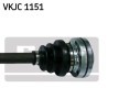 SKF Sol arka aks tahrik mili, 618mm, cıvata/vida ile, somunlu, rulman içermez — 2008 BMW Z4 (4)