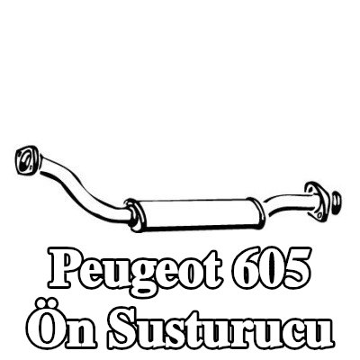 VEGAZ Ön Susturucu — 1990 Peugeot 605