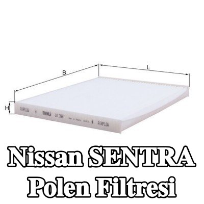 MAHLE Polen filtresi Partikül Filtresi — 2011 Nissan Sentra