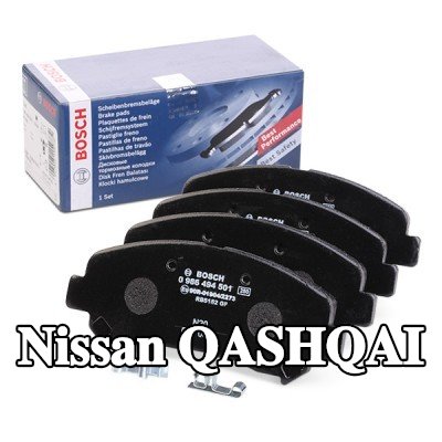 BOSCH مجموعة وسادات الفرامل 17, 9mm — 2012 Nissan Qashqai