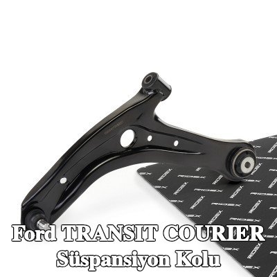 RIDEX Ön Aks Sol Süspansiyon Kolu, Çelik, bilyeli mafsal ile, lastik yatağı ile — Ford Transit Courier