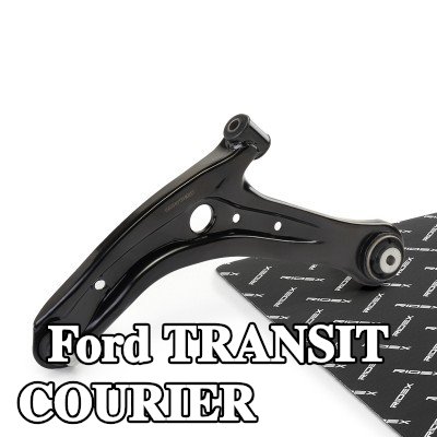 RIDEX ذراع التعليق للمحور الأمامي الأيسر, الفولاذ, مع وصلة كروية, مع حامل مطاطي — Ford Transit Courier