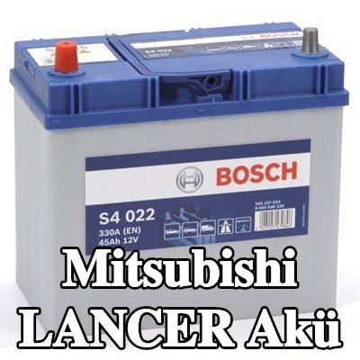 BOSCH Akü S4, 022 — 1990 Mitsubishi Lancer
