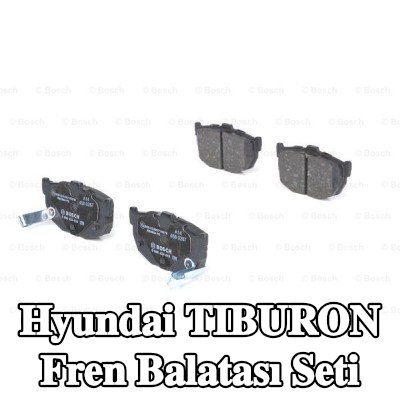 BOSCH Fren balatası seti 14, 4mm, gıcırtı önleyici plaka ile — 2000 Hyundai Tiburon