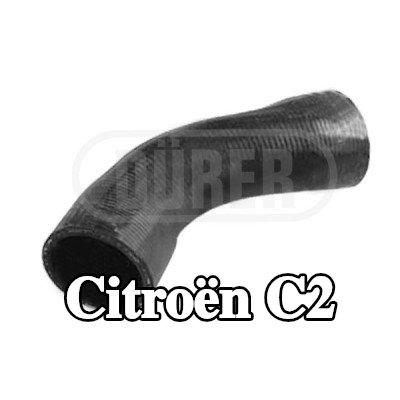 DURER أنبوب السحب، فلتر الهواء — Citroën C2