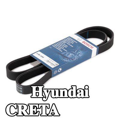 BOSCH حزام سيربنتين 1256mm, Number of ribs: 6 — Hyundai Creta