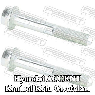 FEBEST Kontrol kolu cıvataları Arka, Arka Aks — Hyundai Accent