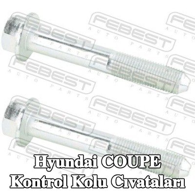 FEBEST Kontrol kolu cıvataları Arka, Arka Aks — Hyundai Coupe