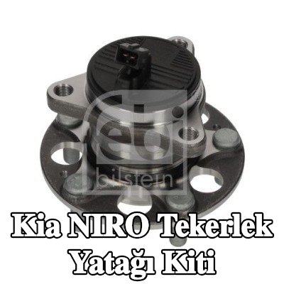 FEBI BILSTEIN Tekerlek yatağı kiti Arka Aks Sol, Arka Aks Sağ, ABS sensör halkalı, cıvata/vida ile — 2016 Kia Niro