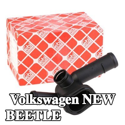 FEBI BILSTEIN شفة سائل التبريد لرأس الأسطوانة, يسار, مع حشية/مانع تسرب — Volkswagen New Beetle