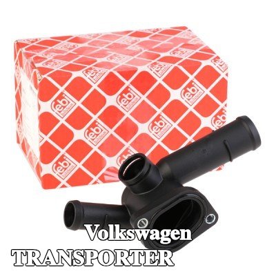 FEBI BILSTEIN شفة سائل التبريد لرأس الأسطوانة, يسار, مع حشية/مانع تسرب — 2012 Volkswagen Transporter