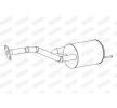 WALKER Arka susturucu 950mm, montaj parçaları olmadan — Honda Jazz (2)
