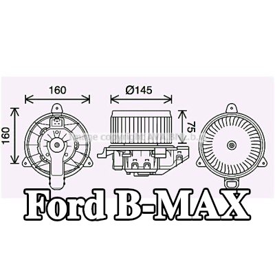 PRASCO محرك منفاخ التدفئة — Ford B-max