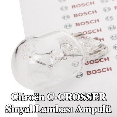 BOSCH Sinyal lambası ampulü W21W, 12V — Citroën C-crosser
