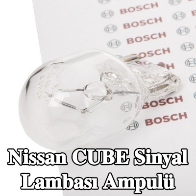 BOSCH Sinyal lambası ampulü W21W, 12V — Nissan Cube