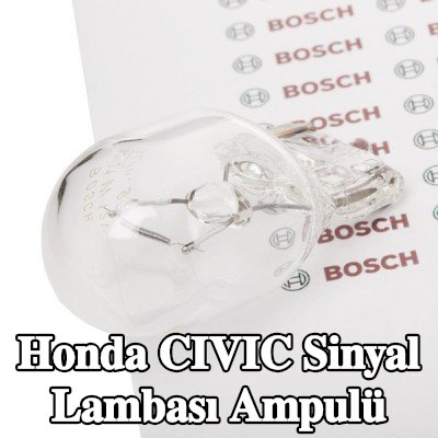 BOSCH Sinyal lambası ampulü W21W, 12V — Honda Civic