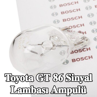 BOSCH Sinyal lambası ampulü W21W, 12V — Toyota Gt 86
