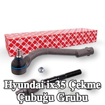 FEBI BILSTEIN Rot kolu grubu Ön Aks Sol, 454mm, kilit somunu ile — Hyundai ix35