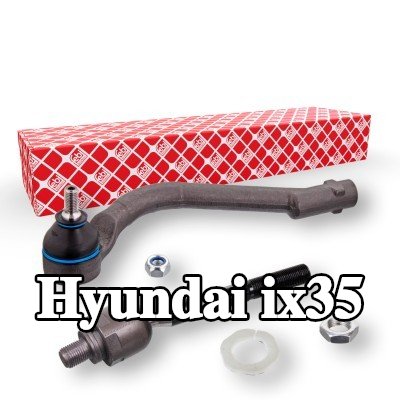 FEBI BILSTEIN مجموعة قضيب التوجيه، المحور الأمامي الأيسر, 454mm, مع صامولة قفل — Hyundai ix35