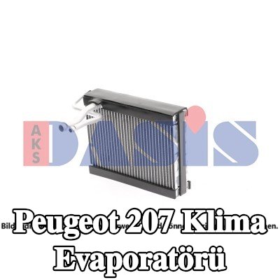 AKS DASIS Genleşme valfi olmayan klima evaporatörü — Peugeot 207