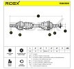 RIDEX Tahrik mili Ön Aks Sol, 595mm — Opel Meriva (2)