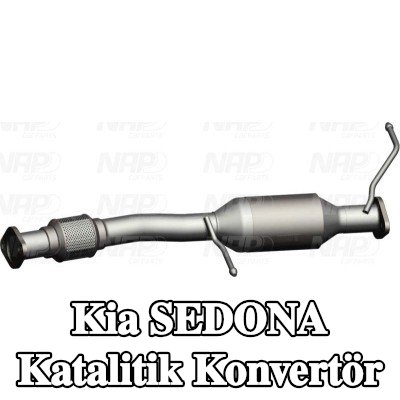 NAP carparts Katalitik konvertör 760 mm Uzunluk — Kia Sedona