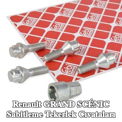 FEBI BILSTEIN Sabitleme tekerlek cıvataları — Renault Grand Scénic