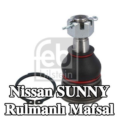 FEBI BILSTEIN Ön Sol Aks Bilyeli Mafsal, Ön Aks Sağ, Alt, 14, 5mm, taç somun ve çatal pimli, tutma halkası — Nissan Sunny