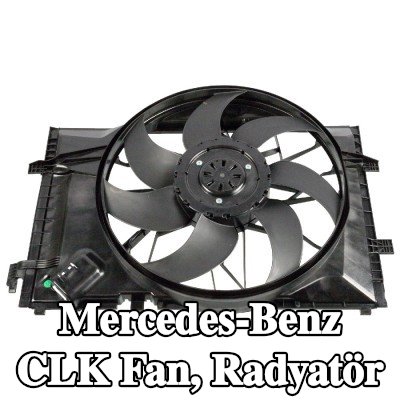 FEBI BILSTEIN Fan, radyatör Fırçasız Motor, radyatör fan kapağı — Mercedes-Benz Clk