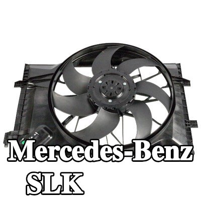 FEBI BILSTEIN مروحة, محرك المبرد بدون فرش, مع غطاء مروحة المبرد — Mercedes-Benz Slk