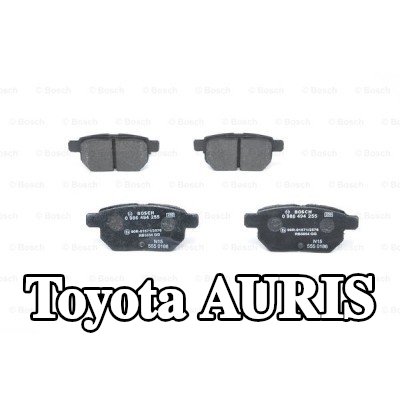 BOSCH مجموعة وسادات الفرامل 14, 3mm, مع ملحقات — Toyota Auris