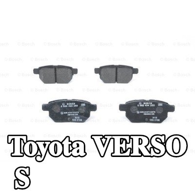 BOSCH مجموعة وسادات الفرامل 14, 3mm, مع ملحقات — Toyota Verso S