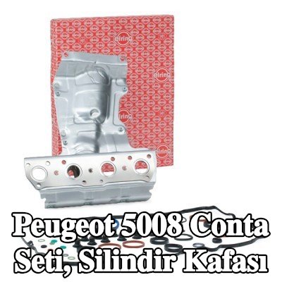 ELRING Conta seti, valf gövdesi contalı silindir kafası, silindir kafası contası olmadan, ısı kalkanı — 2012 Peugeot 5008
