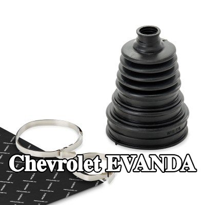 RIDEX طقم غطاء مفصل CV, عمود الإدارة المحور الأمامي, المحور الخلفي, جانب العجلة — Chevrolet Evanda