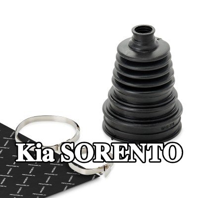 RIDEX طقم غطاء مفصل CV, عمود الإدارة المحور الأمامي, المحور الخلفي, جانب العجلة — Kia Sorento